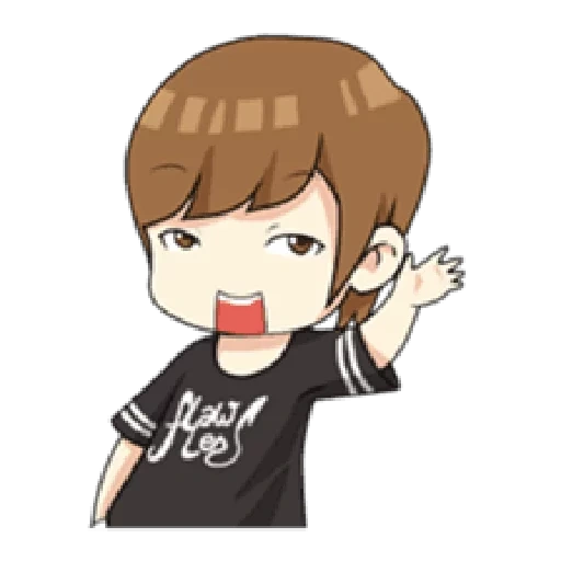 anime, immagine, chibi bts, exo chibi kai, chibi bts taehen