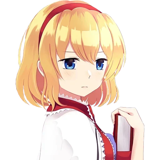 touhou project, alice margatroid, значок alice margatroid, alice margatroid sprite