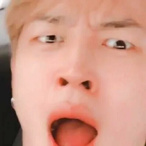 meme bts, jimin bts, la faccia di chi min, faccine divertenti di bts chimin