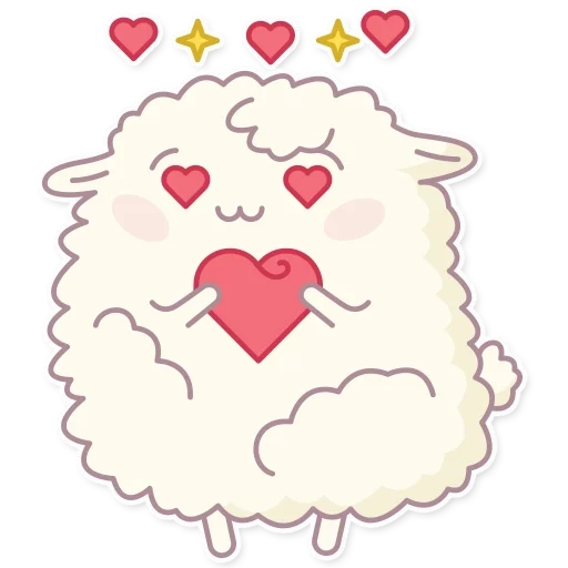 lovely, lamb, love sheep, larches diar, stickers cute sheep