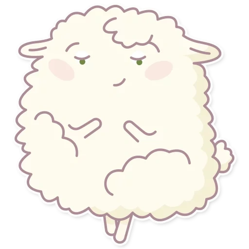agnello, agnello, amo le pecore, agnello carino, adesivi simpatici pecore