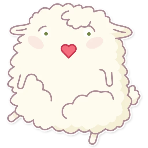 lamb, lamb, love sheep, cute sheep, stickers cute sheep