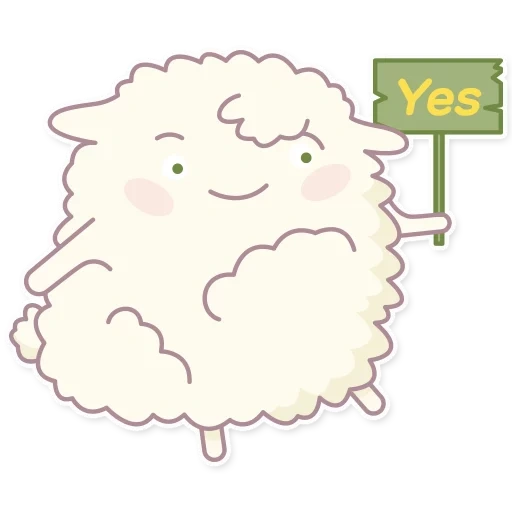 bello, agnello, agnello, amo le pecore, adesivi simpatici pecore