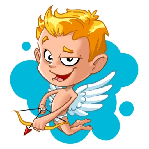 anjo, cupido, john eve, vetor de cupido, angel boy vector