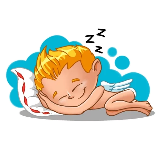 anak, john eve, bayi, bayi yang tidur, bayi kartun