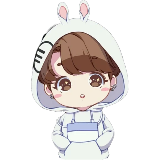 chibi bts, chibi bts, jung jungkook, bts jungkook, chibi bts chonguk