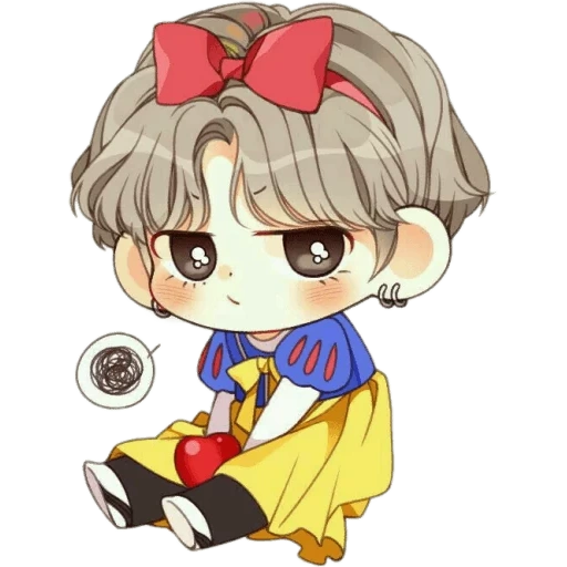 grupo júnior à prova de balas chibi, bts de chibi, bt21 tai heng, chibi bts taiheng, imagem de animação bts