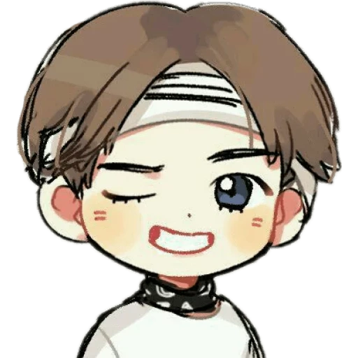 bts chibi, chibi iron city, chibi taiheng bts, bts chibi taiheng, golden tycoon chibi