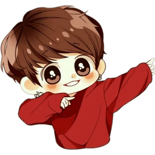 bild, chibi bts, jung jungkook, jungkook chibi, chibi bts chonguk