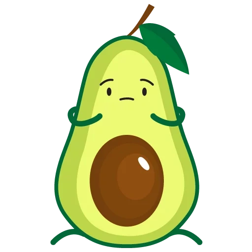 avocado, avocado pattern, avocado cartoon, avocado illustration, lovely avocado pattern