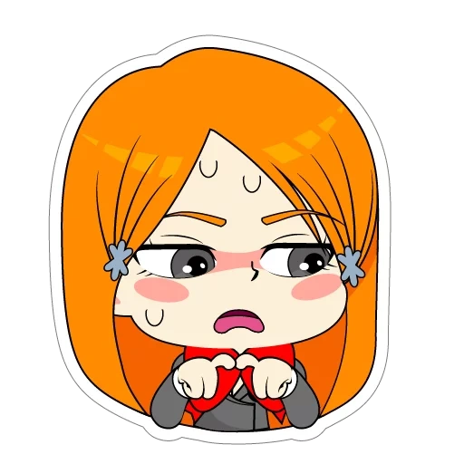 claquement, inoue chibi, blich chibiki, orihime inoue chibi