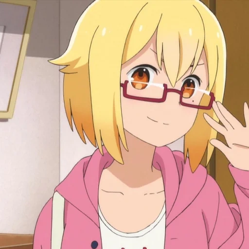 menina anime, papel de animação, menina de arte anime, animação de hitoribocchi no marumaru seikatsu