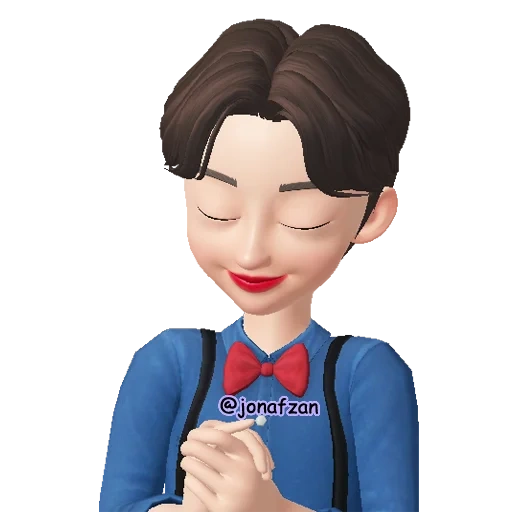 kartun, sheila amanda sass, princess engineer, sosok putri, kepala kartun zepeto