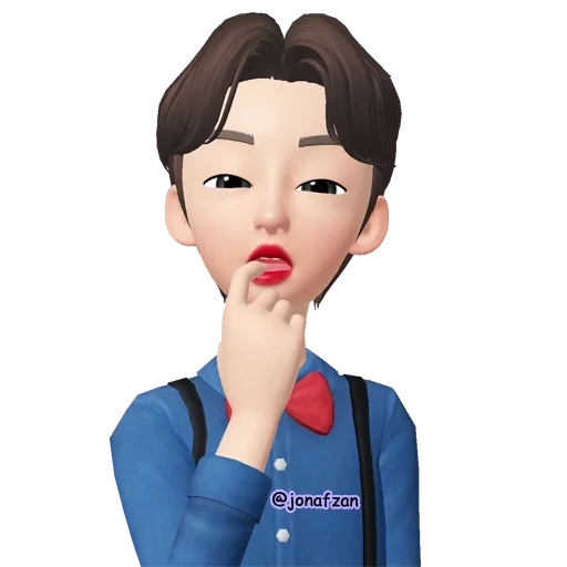 asiático, humano, personaje, ilustración, jimin zepeto