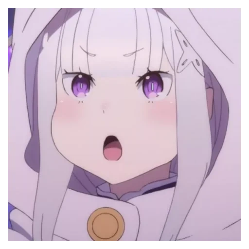 аниме милые, re zero emilia, эмилия ре зеро, персонажи аниме, эмилия тан ре зеро