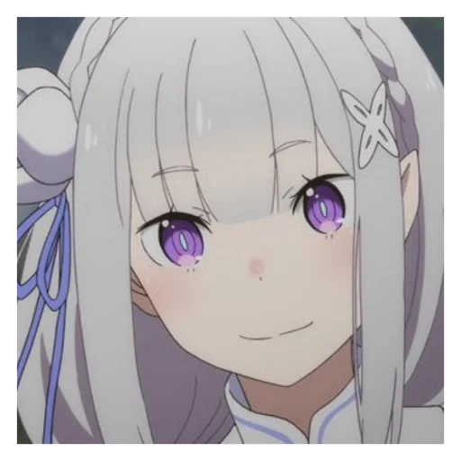 idee per anime, anime carino, emilia ray zero, re zero emilia, personaggio di anime