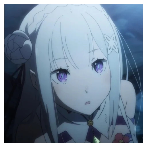 animação, amelia ray zero, emilia re zero, personagem de anime, emilia tan re zero