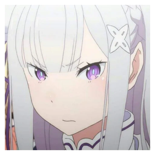 emilia re zéro, emilia re zéro, personnages d'anime, emilia re zéro mal