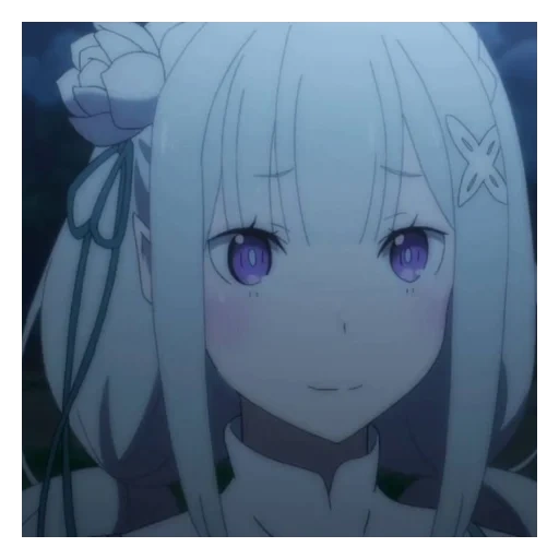 anime, anime girl, emilia ray zero, re zero emilia, i personaggi degli anime