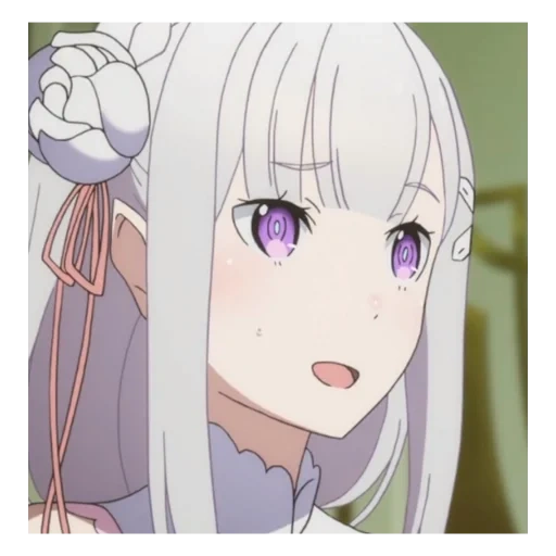 kreativitas anime, emilia ray zero, emilia re zero, karakter anime, anime emilia ray zero