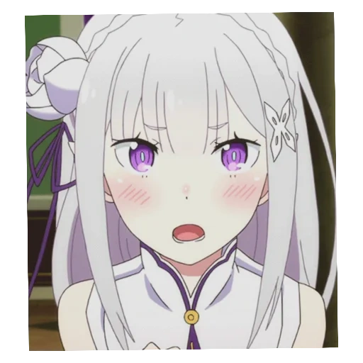 anime girl, re zero emilia, emilia ray zero, i personaggi degli anime