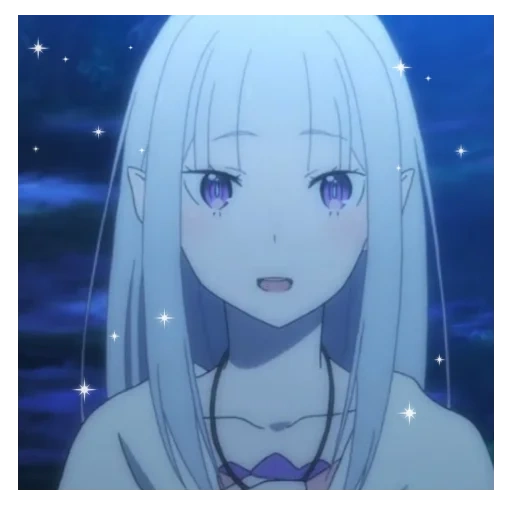 anime, emilia re zéro, personnages d'anime, emilia tan re zero, re zero 2 emilia tan