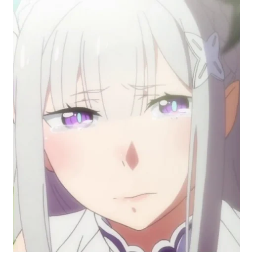 anime, anime zero, emilia re zero, anime charaktere, emilia anime hundert