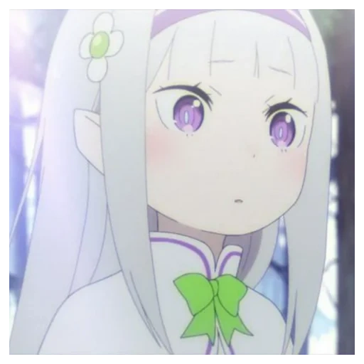 e zero emilia, re zero emilia, i personaggi degli anime, anime re zero owa, piccola emilia re zero