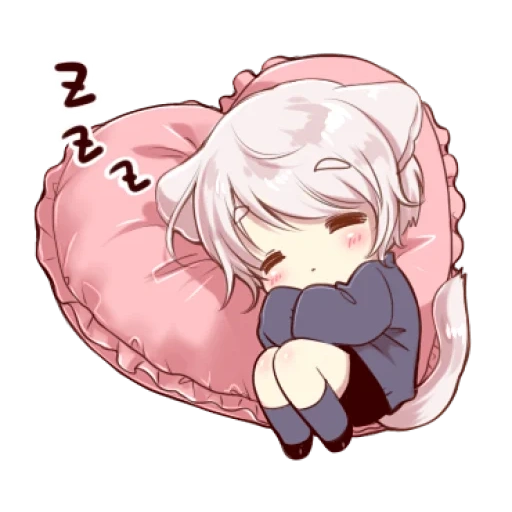 chibi, anime cute, cannes kamui, sleepy chibi, anime cute drawings