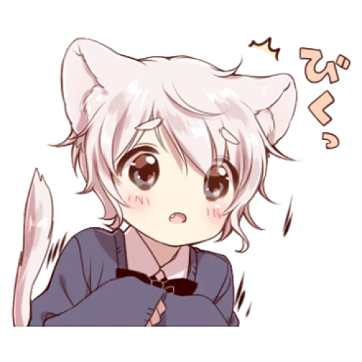 kun chibi, chibi uchiko, anime mignon, milo benshan, cat garçon anime