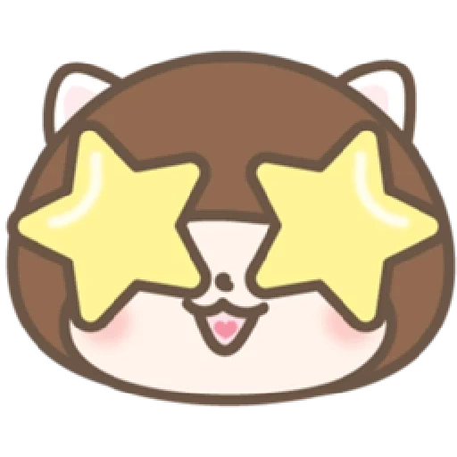 neko, lovely, wolf emoji, anime emoji