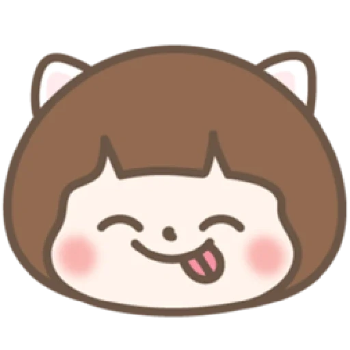 volti, bello, kawaii, emoji anime