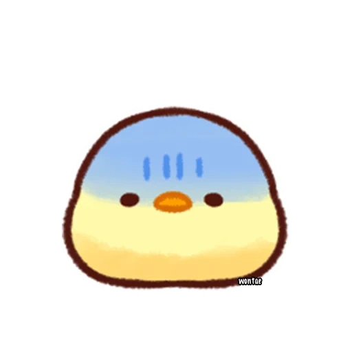 милый цыплёнок эмодзи арт, soft and cute chick emoji, милые рисунки милые, рисунки эмодзи, милые рисунки