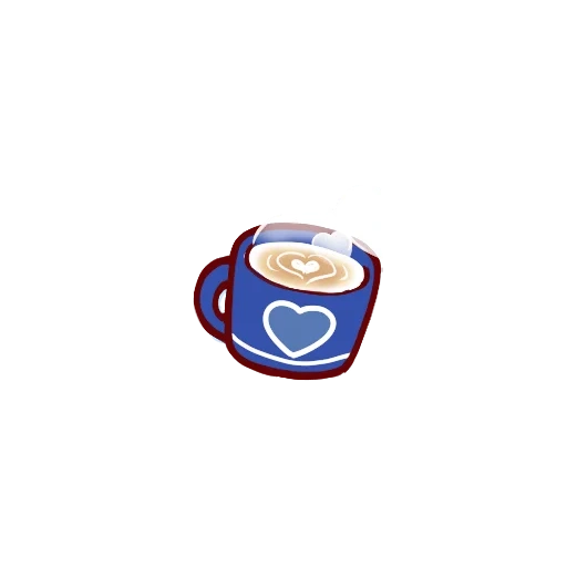 eine tasse, kaffeetasse, kaffeetasse, kaffee rum logo, latte tasse zeichnung