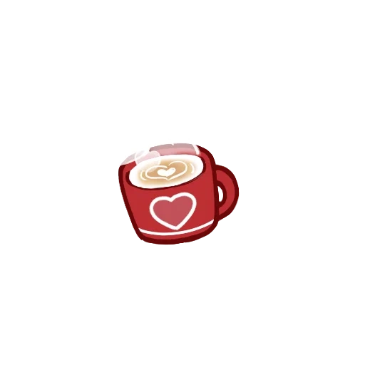 um copo, cuppa, um copo de café, coração de café, xícara de café
