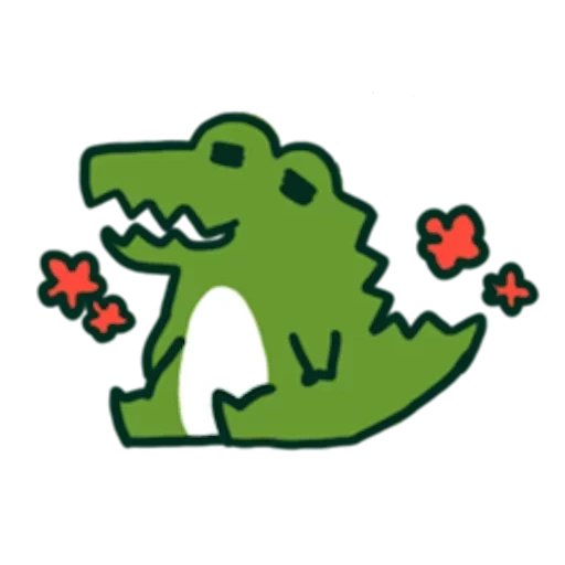 watsap, dinosaurier ist lieb, krokodil dinosaurier, krokodil alligator, kleiner dinosaurier