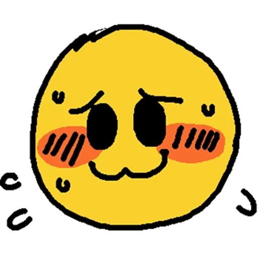 figure, expression pack smiling face, nais emoji, smiling face meme is cute, an awkward smile
