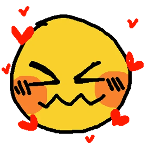 emotikon amino, emoticon yang cantik, smiley yang malu, emotikon smiley, meme smiley itu lucu