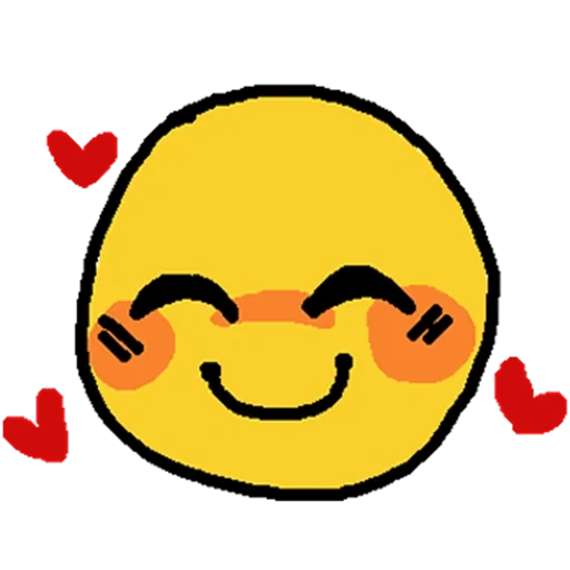 emoji, smiley é fofo, picchi smiley, emoticons adoráveis, meme smiley é fofo