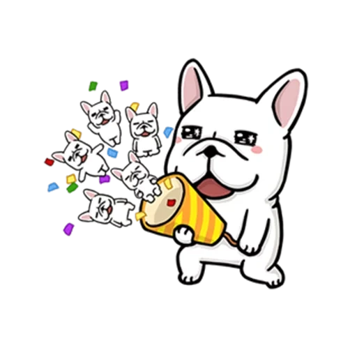 line, dog, doca cat, cat'skiss 貓研社 cg 圖, french bulldog