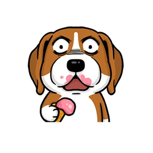 the beagle, the beagle logo, das beagle-logo, der hund klippat, cartoon dog