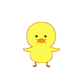 chick, the duck is yellow, yellow duckling, cute chicken, cute chicken cartoon