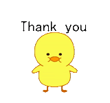 poulet, les animaux sont mignons, gif thank you, poulet, ducky thank you kentaro