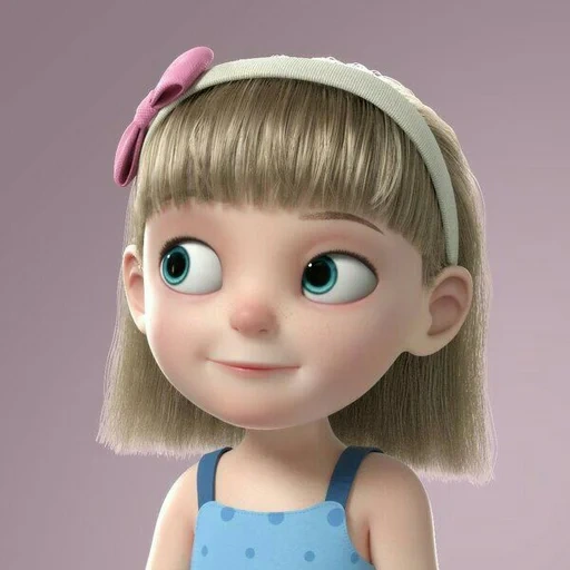 kinder, the little girl, die personen, cutie cartoon, cartoon girl