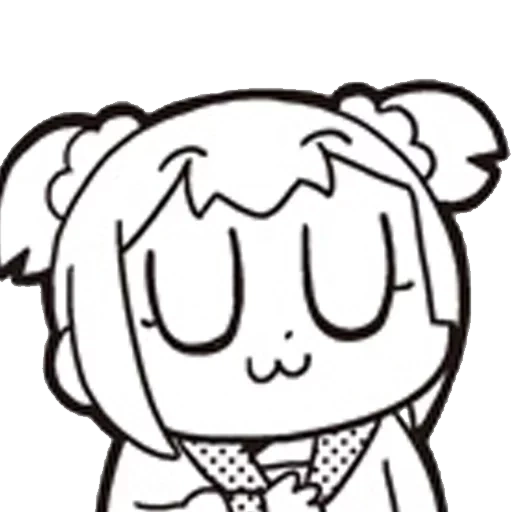 pop team epic, faccine smiley anime, schizzo di terra del geco rosso, pop team epic comics, pop team epic popuko