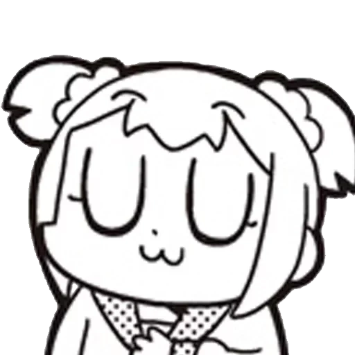 anime, emozioni di anime, pop team epic, faccine smiley anime, pop team epic popuko