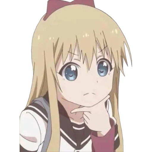 anime, yuru yuri, art anime, tosino kyoko, guitare kyouko toshinou