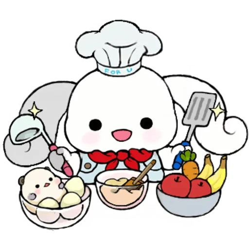 un joli motif, motif de panda, bonjour cuisinier kitty, chaton cuisinier d'halloween, anime mignon patterns