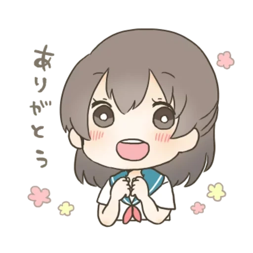 chibi, kanojo, gambar, karakter anime, seni anime itu indah