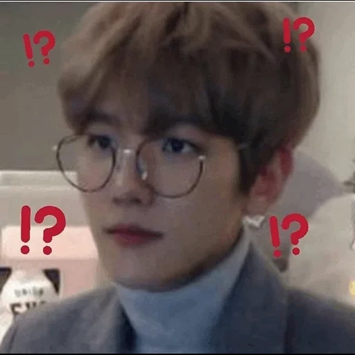 asian, baekhyun exo, bakken cat meme, exo baixing meme